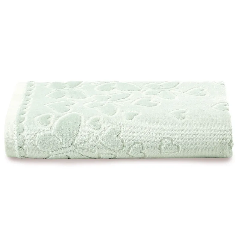 Toalha de Lavabo Romance Döhler Verde