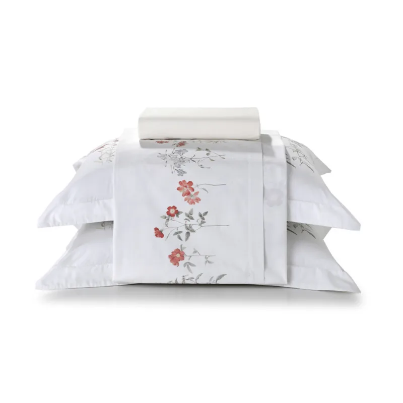 Jogo de Cama Döhler Flora 200 Fios King 4 Peças