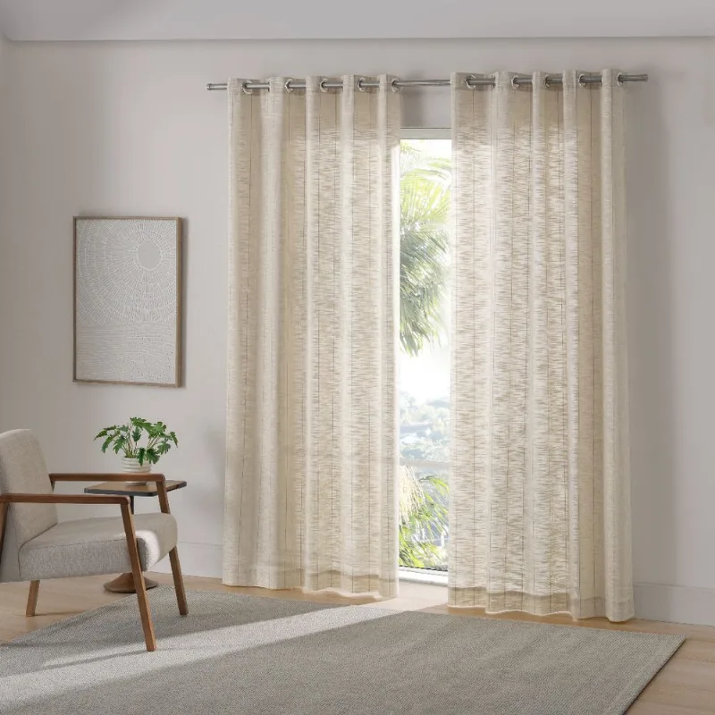 Cortina Translúcida Döhler Rosane Natural 2,70 x 2,30m