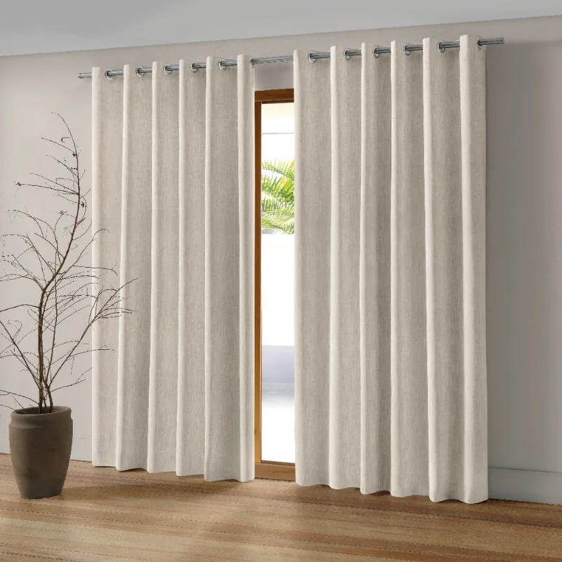 Cortina Corta Luz Döhler Lorena Bege 2,70 x 1,80m