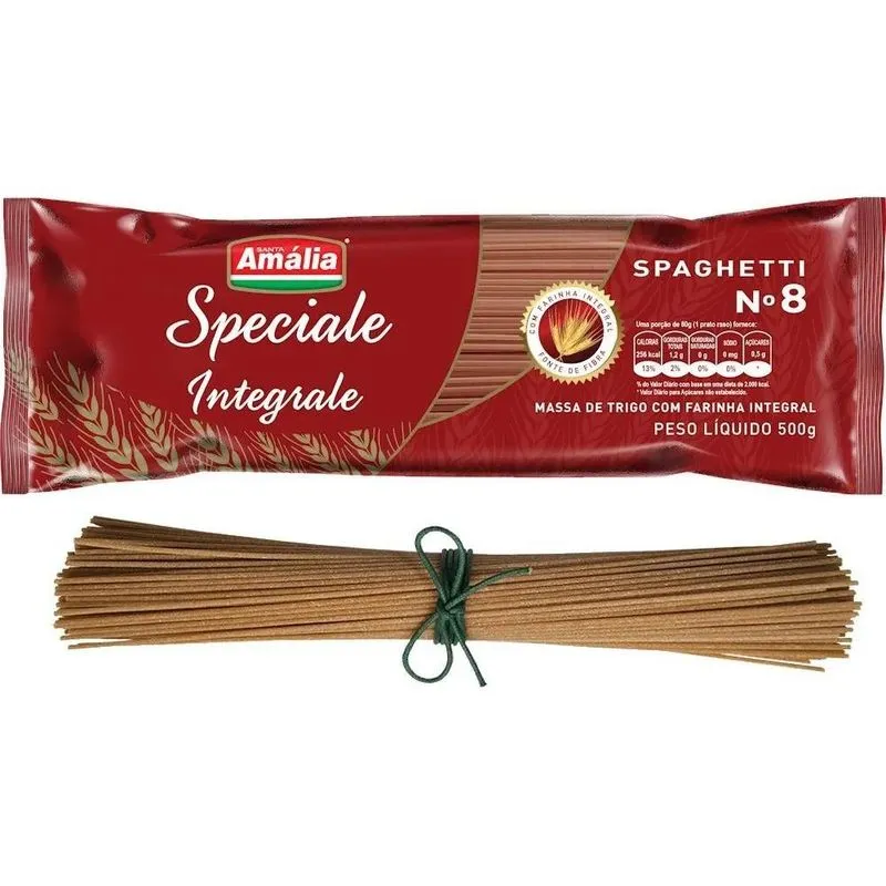 Macarrão Integral Santa Amália Speciale N8 500g