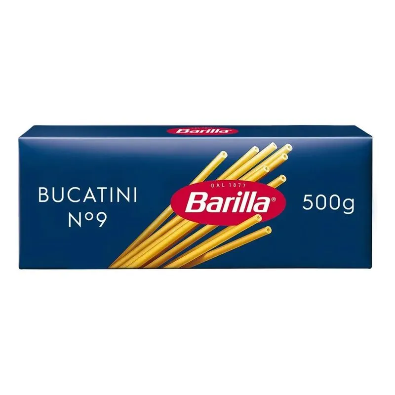 Macarrão De Sêmola Bucatini 9 Barilla Caixa 500g
