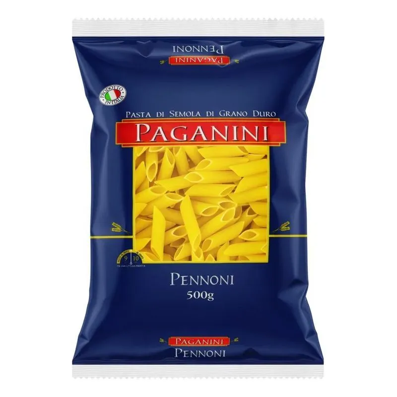 Macarrão De Sêmola Grano Duro Pennoni Paganini Pacote 500g