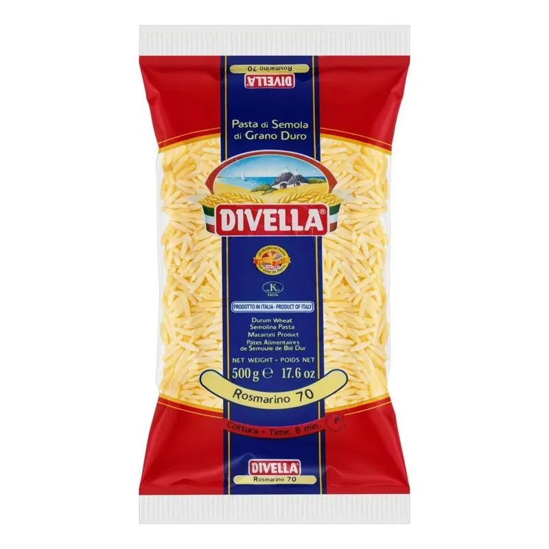 Macarrão De Trigo Grano Duro Rosmarino 70 Divella Pacote 500