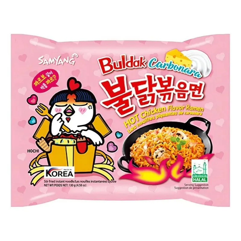 Ramen Buldak Sabor Carbonara Picante Samyang 130 Grs