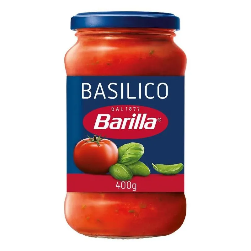Molho De Tomate Com Manjericão Barilla Sem Glúten 400 G