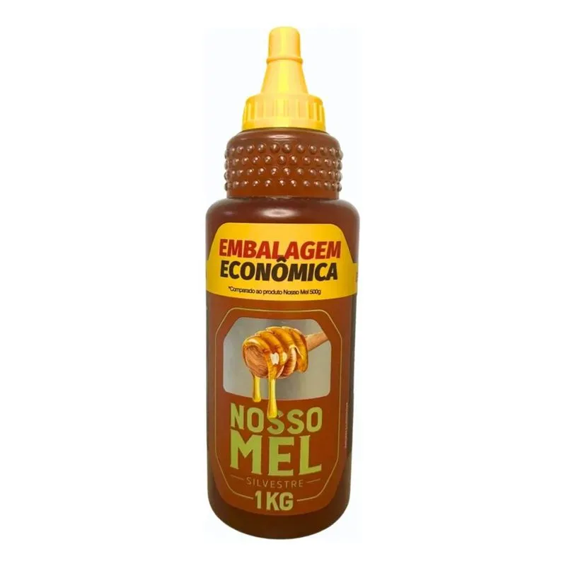 Mel De Abelha 100% Puro 1 Kg Florada Silvestre Melbras