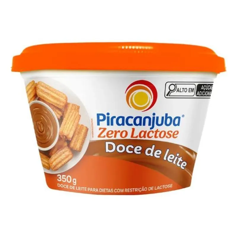 Doce De Leite Zero Lactose Piracanjuba Pote 350g