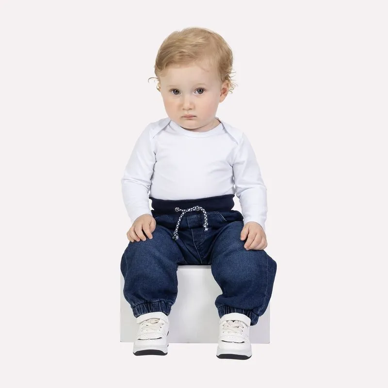 Calça Infantil Menino Jogger Mania Kids MK3349.JEANS.2