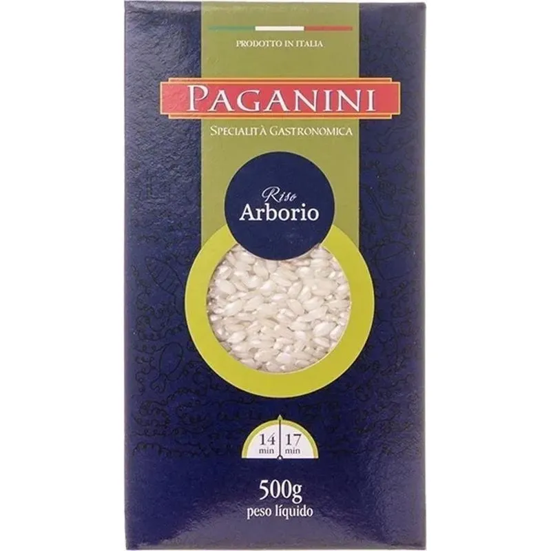 5x Arroz Italiano Arborio Grãos Grandes Branco Perolado Ca