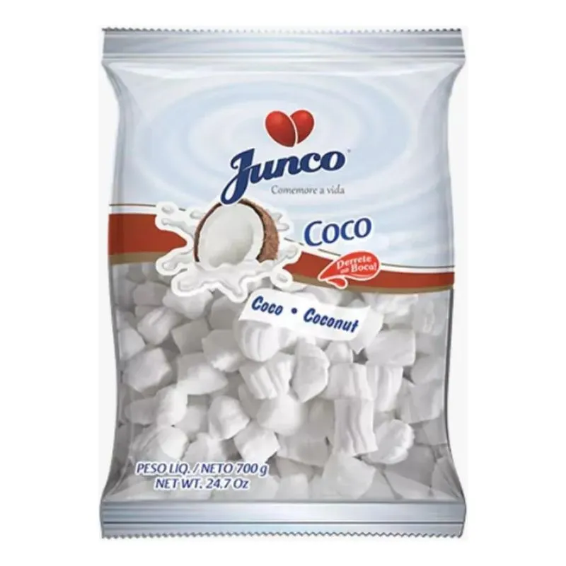 Bala De Coco Tipo Caseira Para Festas 700gr - Junco