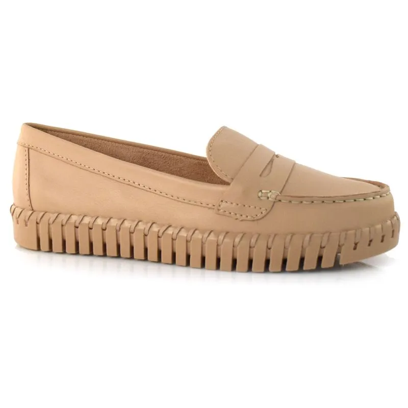 Mocassim Feminino de Couro Bottero Bege 354122 39