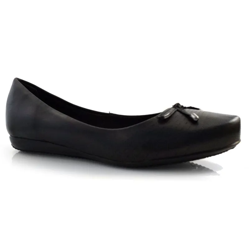 Sapatilha de Couro Feminina Bottero Preto 356105 35