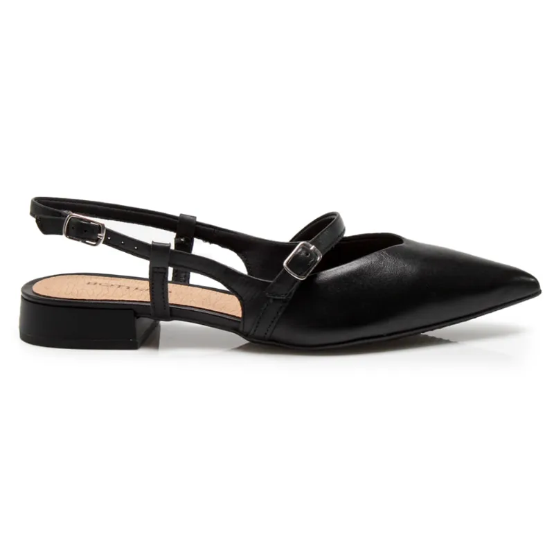 Sapato Scarpin Bottero Slingback Feminino Preto 38