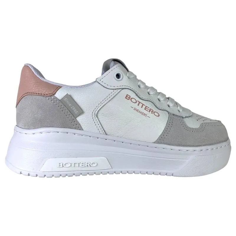 Tenis Feminino Bottero Sneakers Plataforma em Couro