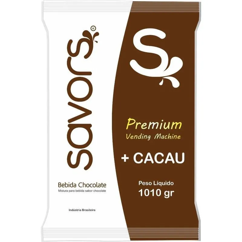 Chocolate + Cacau Em Pó Savors Maq. Autom. Vending C 1,01 Kg
