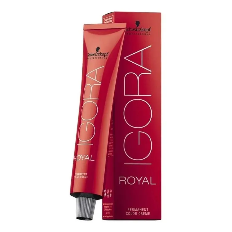 10x Tintura Schwarzkopf Professional Igora Royal Cendrés &amp;