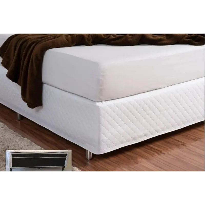 Saia Box Cama Casal Queen Matelado Ultrass Branco
