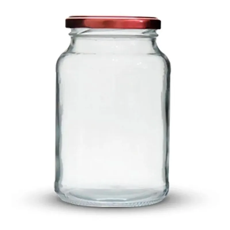 15 Potes Conserva 600ml De Vidro Com Tampa Metálica Rosê Go