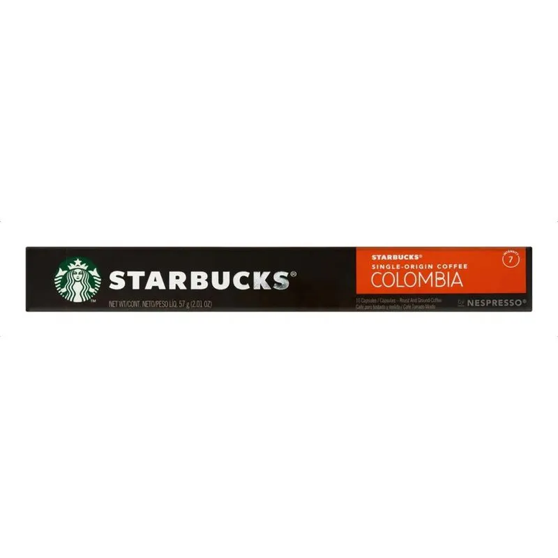 Café Torrado E Moído En Cápsula Starbucks Colombia Sem Glúte