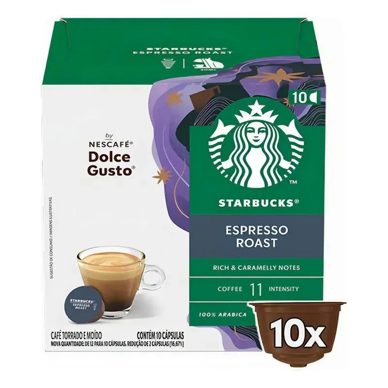 Starbucks Dolce Gusto Espresso Roast - 10 - Unidade - 1