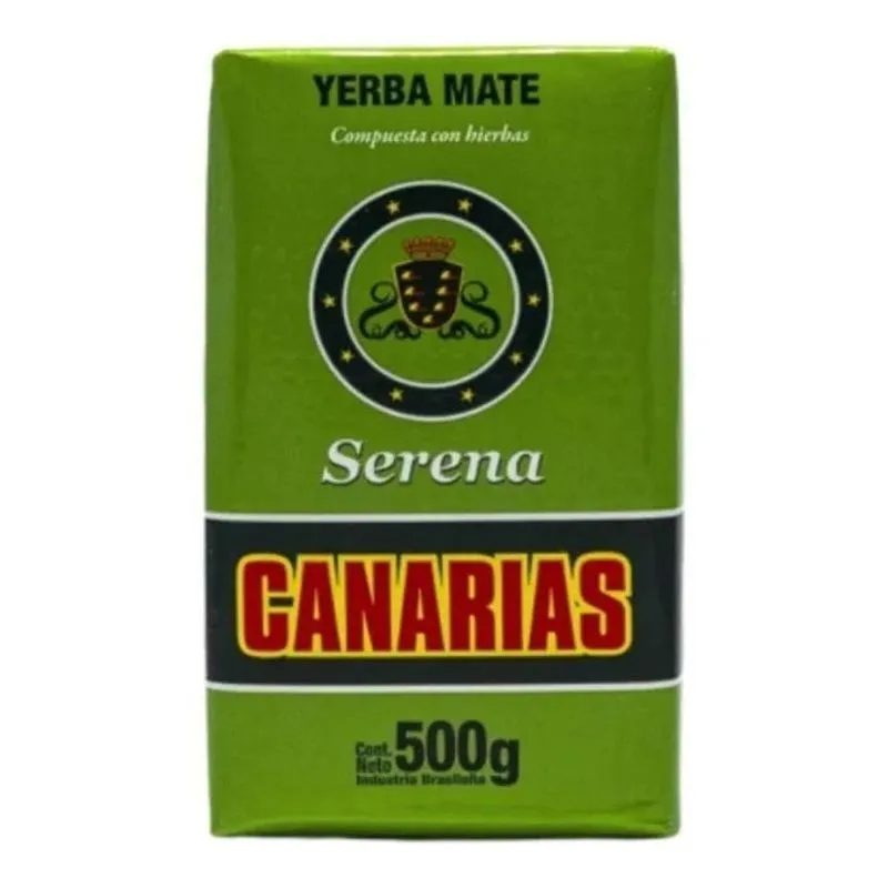 Erva Mate Chimarrão Canarias Serena 500gr Uruguaia Importada