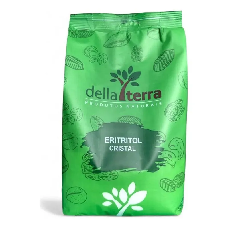 Eritritol Cristal Puro Adoçante Natural 1 Kg Della Terra