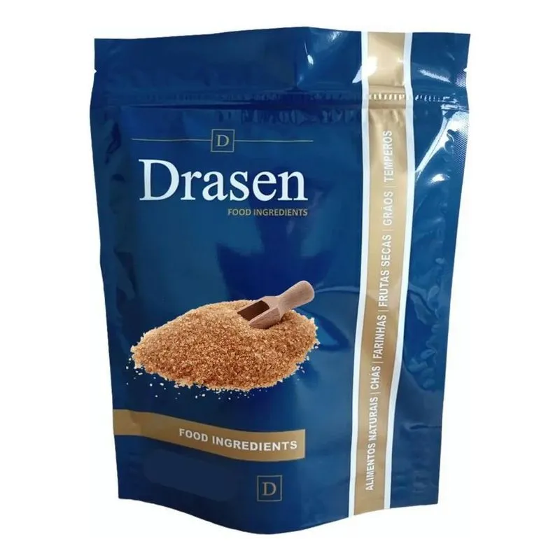 1kg Açúcar Mascavo Puro Natural Drasen