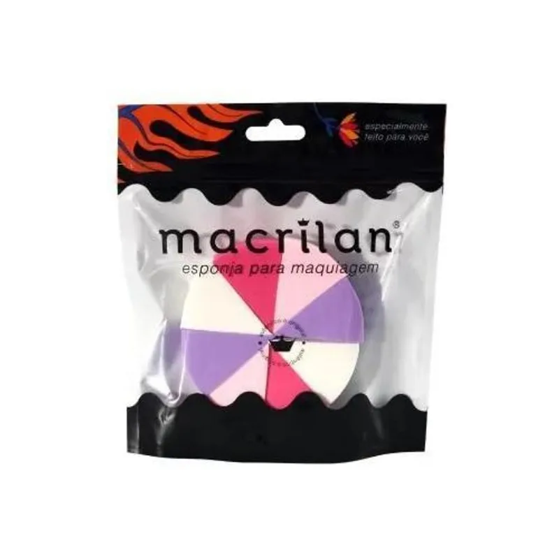 Kit Com 8 Esponjas De Maquiagem Ej1-26 - Macrilan