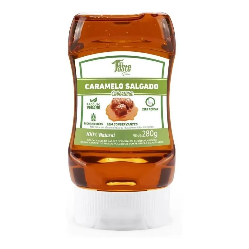 Calda Zero Açucar Sabor Caramelo Salgado - Mrs Taste - 280g