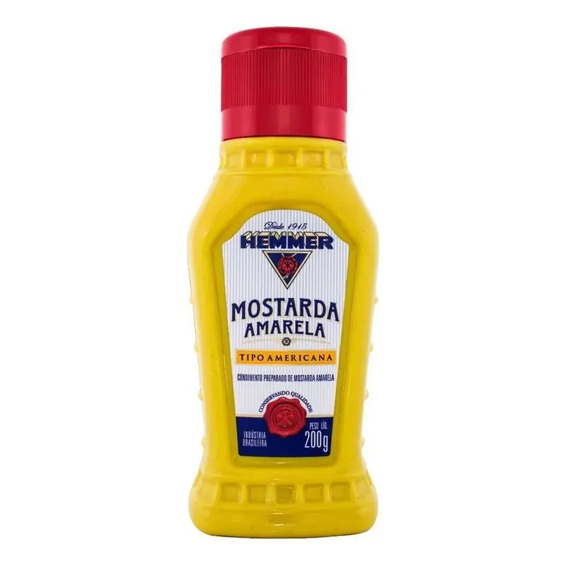 Mostarda Amarela Sem Glúten 200g Hemmer
