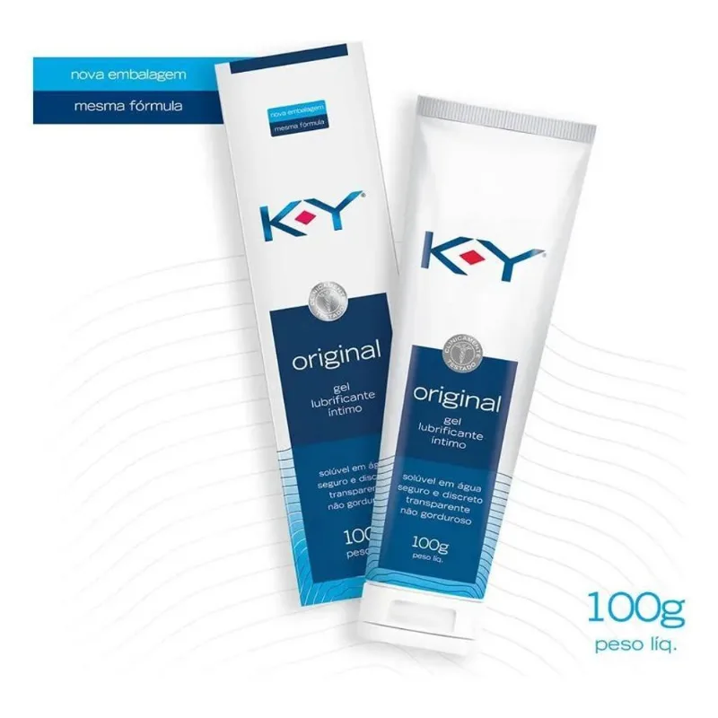 2x Gel Lubrificante Íntimo K-y Bisnaga 100g