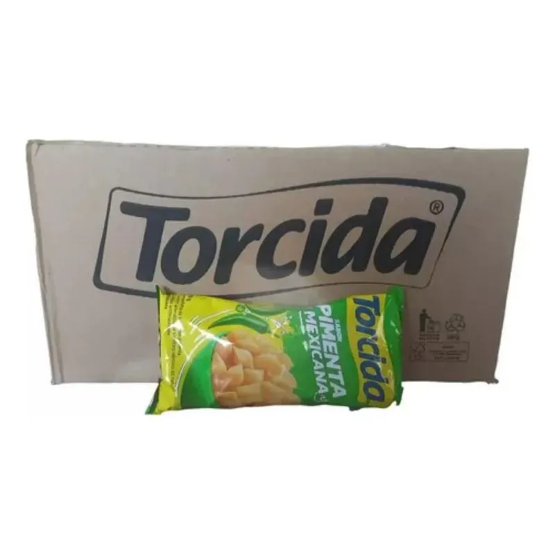 Caixa Com 24 Un - Salgadinho Torcida Pimenta Mexicana 60g