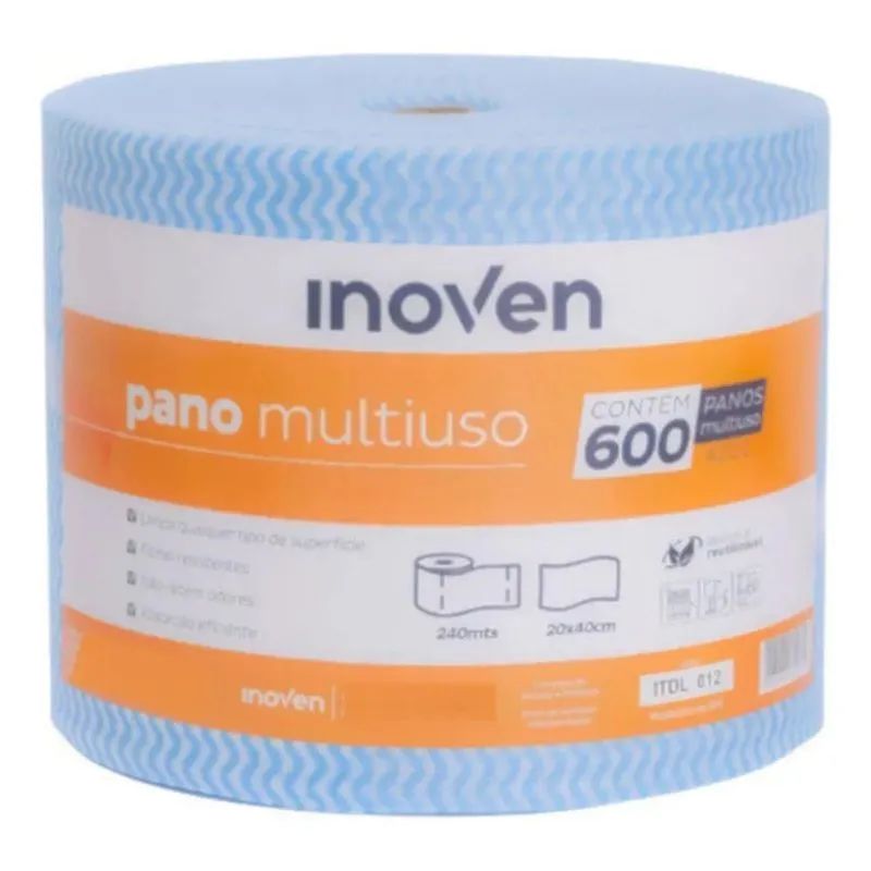 Pano Multiuso Tipo Pano - Azul - 600 - Unidade - 1 - 240 M -