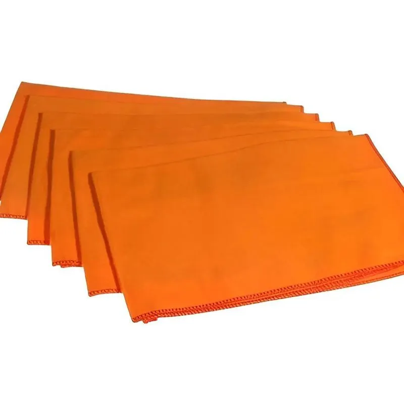 Flanela Limpeza - Laranja - 100% Algodão - Neves 40 X 60 Cm