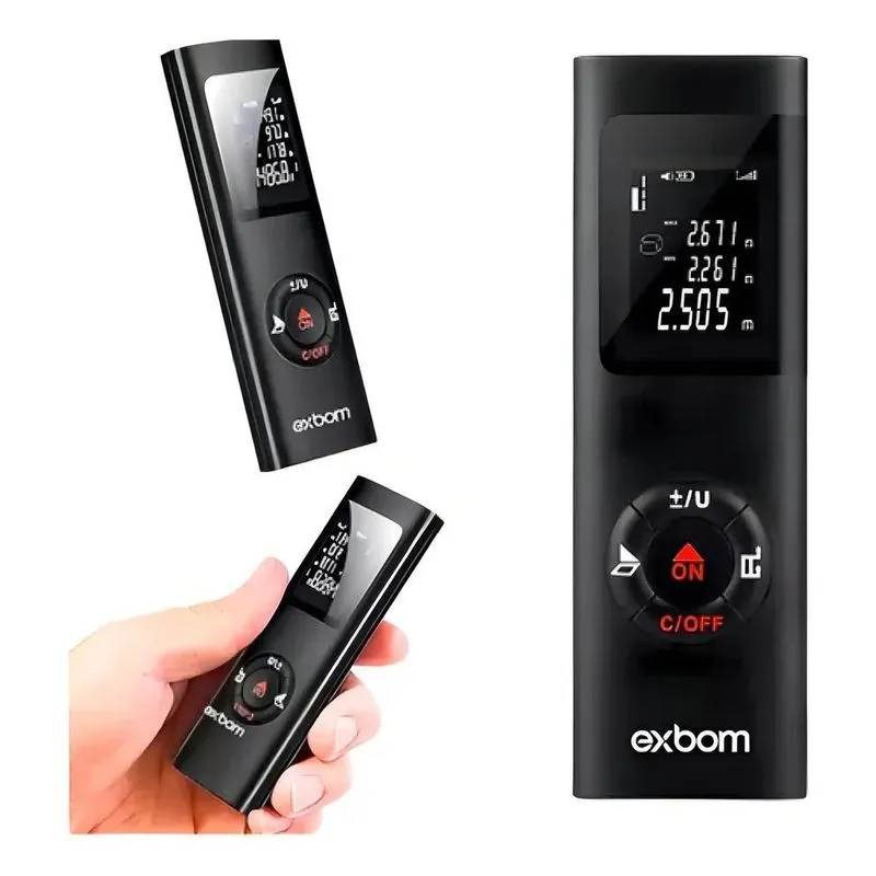 5x Medidor Profissional Distancia Trena Digital Laser 40 Met