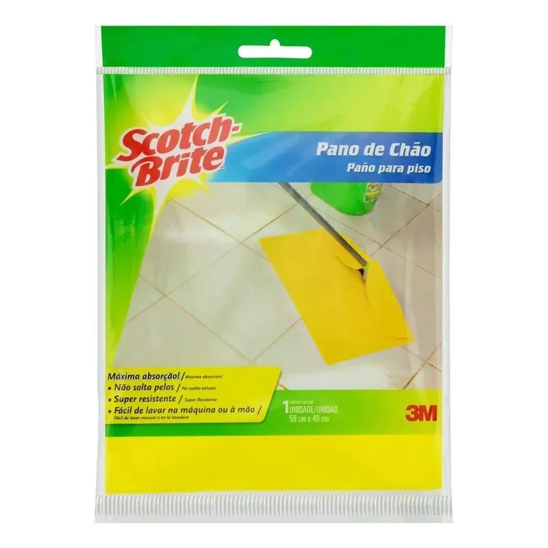 Pano Para Limpeza Scotch-brite Amarelo
