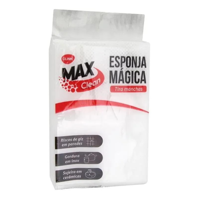 Esponja Clink Esponja Mágica 2x6x10 De Esponja Branco
