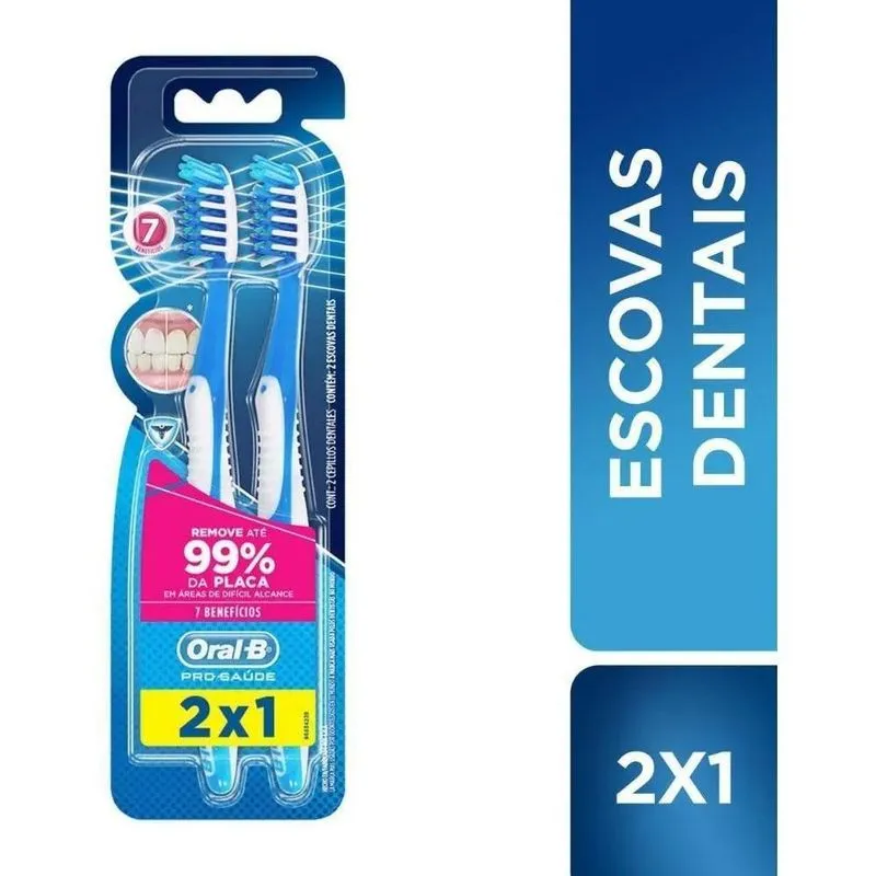Cepillo De Dientes Oral-b 7 Benefícios Suave X 2 Unidades