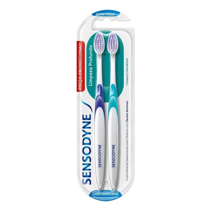 Escova De Dente Sensodyne Gentle Para Dentes E Gengivas Sens