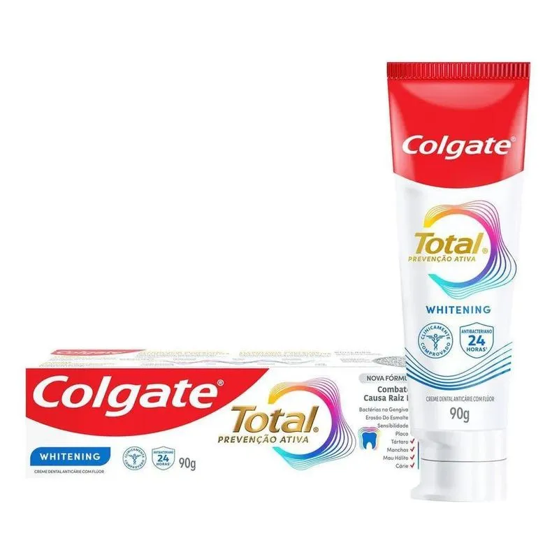 Creme Dental Para Branqueamento Colgate Total 12 Whitening 9