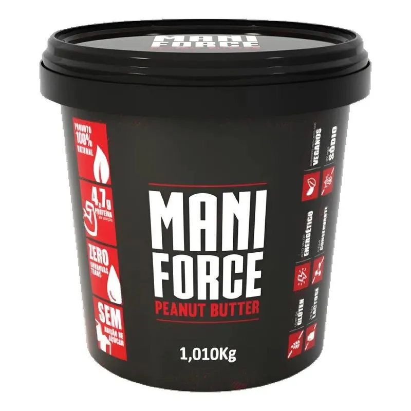 Pasta De Amendoim Maniforce Integral Zero Açúcar - Sabores