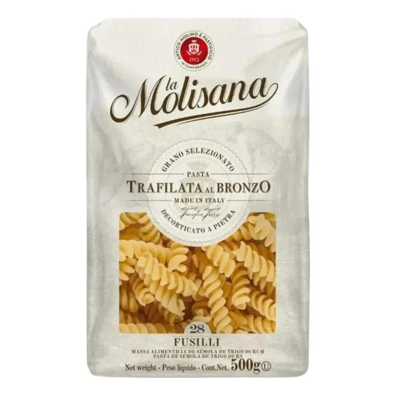 Massa Fusilli Italiana La Molisana Macarrão Parafuso 500g