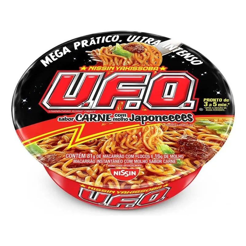 Macarrão Instantâneo Yakissoba Carne Com Molho Japonês Nissi