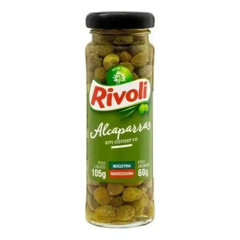 Alcaparra Em Conserva Rivoli Vidro 60g