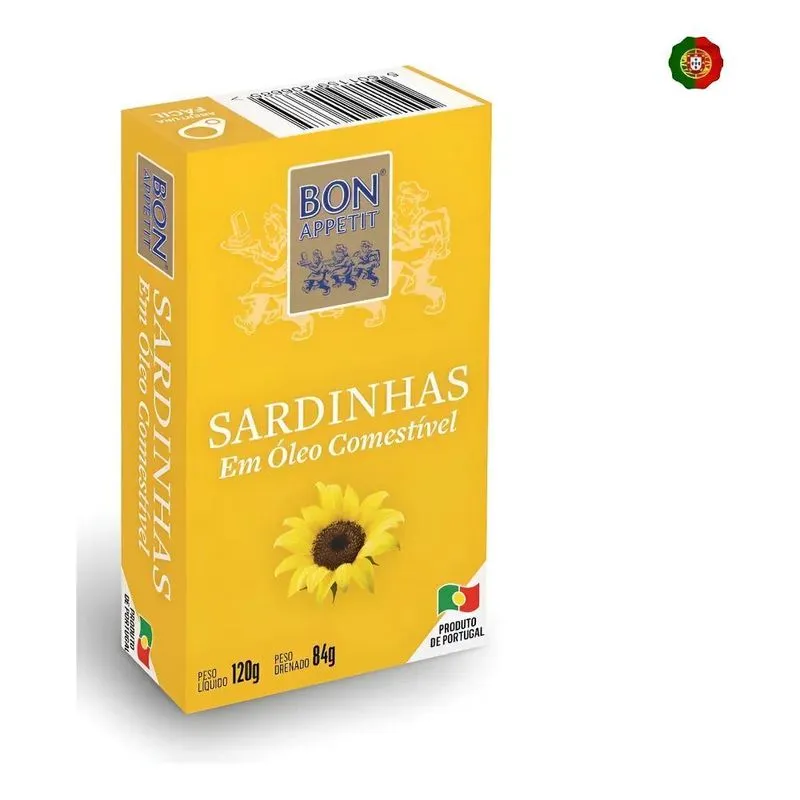 Sardinha Portuguesa Bon Appetit Em Óleo 120g