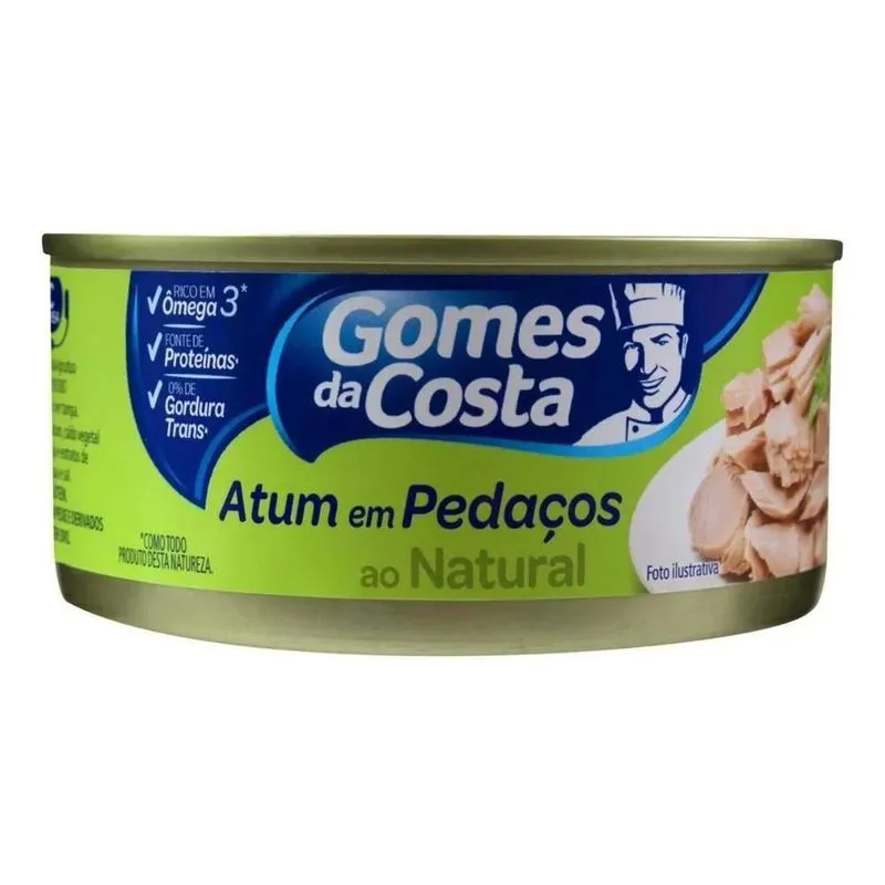 Atum Em Pedaços Natural Gomes Da Costa 120g