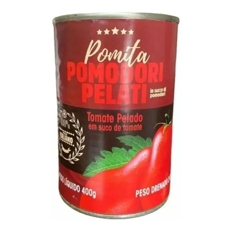 Pomita De Tomate Pomodoro Pelati Lata 400g