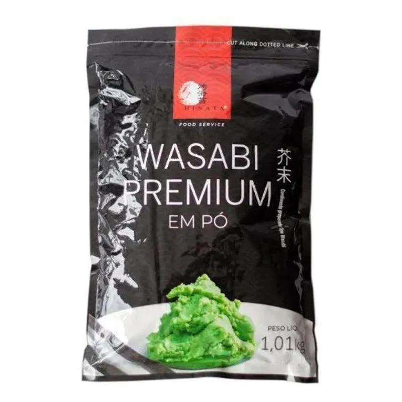Wasabi Raiz Forte Premium Em Pó 1kg - Hinata