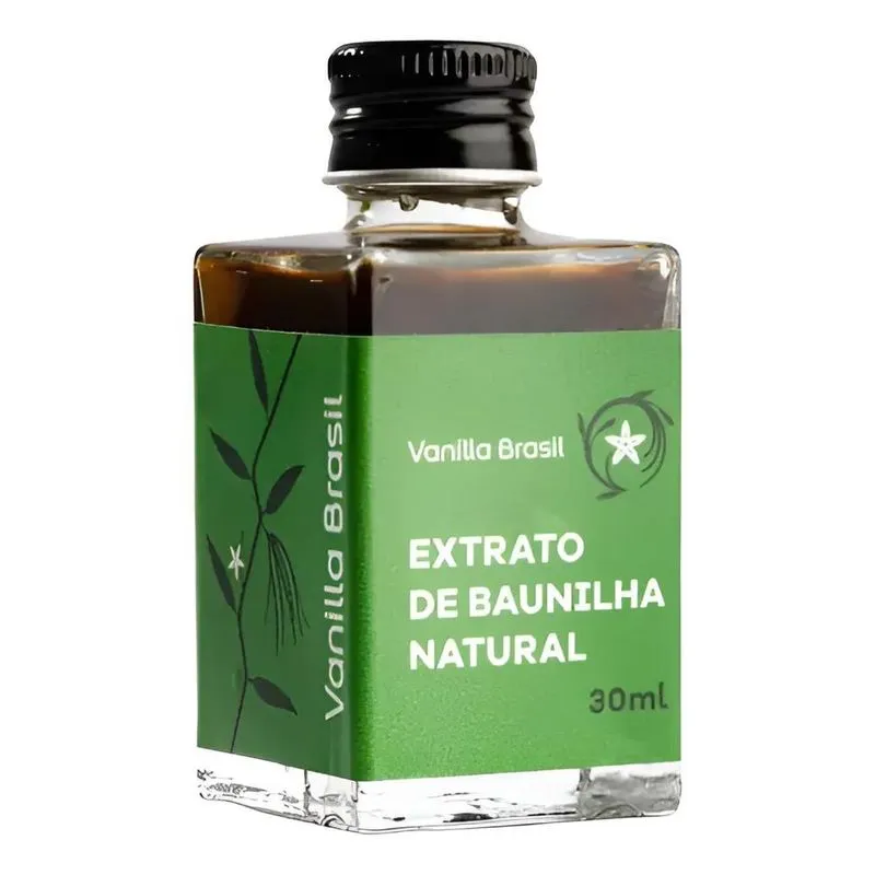 Extrato De Baunilha Natural Vanilla Brasil 30ml
